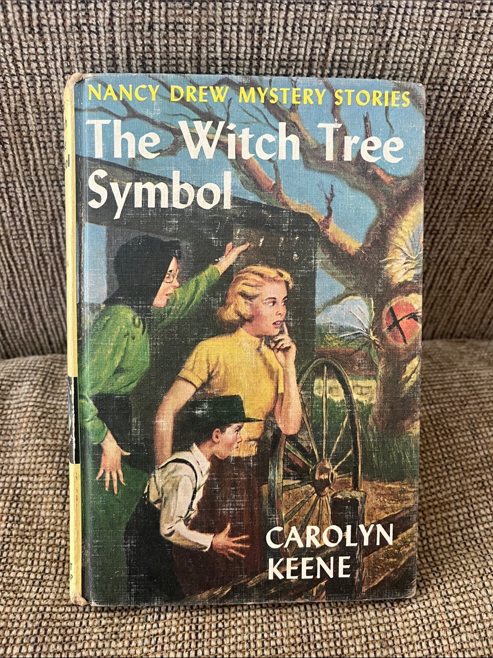 Vintage hardcover copy of The Witch Tree Symbol by Carolyn Keene